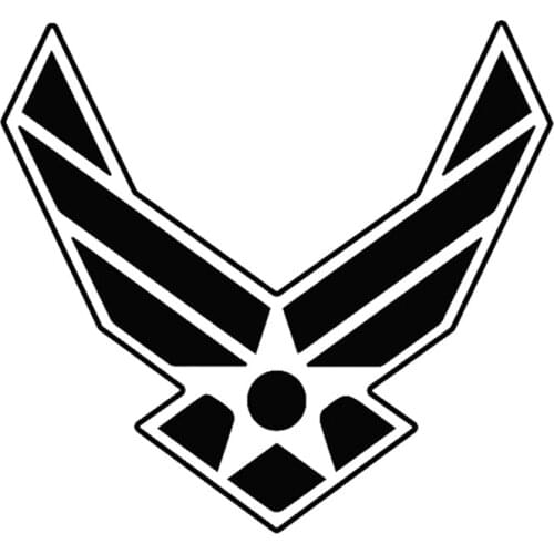 12x13cm Air Force Vinyl sticker Car Window Bumper Decor unique design Waterproof Removable TA018