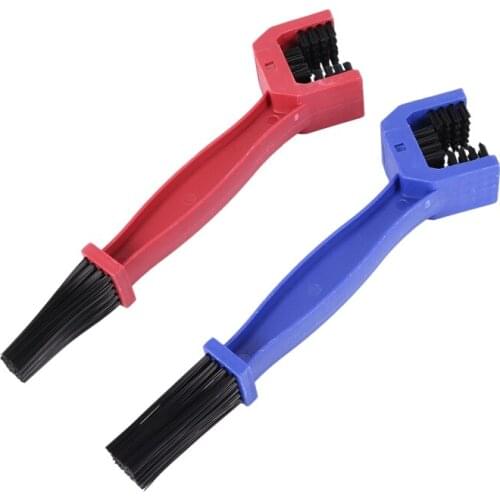 2x Motorcycle Bicycle Cycling Chain Brush Cleaner Cleaning Tool