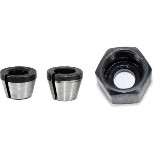 3pcs/set Router Bit Trimmer Collet Router Bit Engraving Trimming 1/4\\\\\\\" 6mm