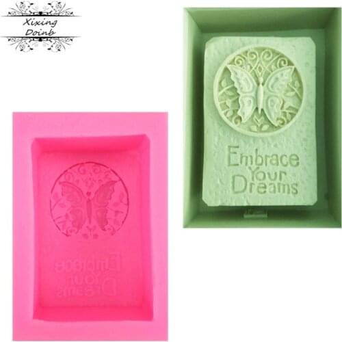 3D Soap mold butterfly DIY handmade soap silicone mold kitchen baking accessories