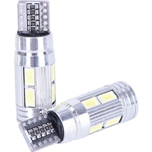 Side Bulb Door Map Light Auto Car Wedge White DC 12V 1pcs 5630 6SMD T10 W5W LED Cantus 168 194 Dome 6000K
