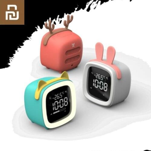 Brand for Xiaomi TV Alarm Clock Student LED Digital Clock Alarm Multifunctional Bedside Thermometer Night Light