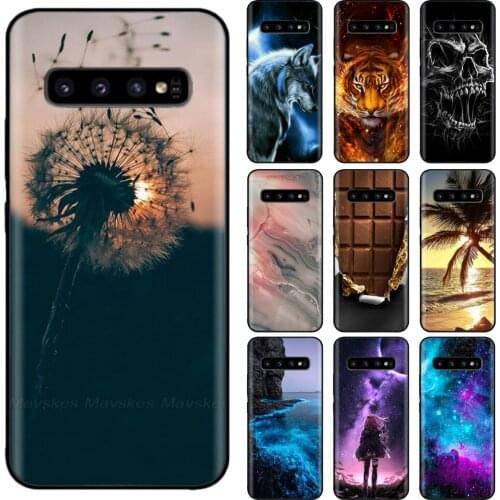 For Samsung S10 Plus Case Soft Silicon TPU Phone Cover for Samsung Galaxy S10 S10+ S 10 Plus Case Back Bumper Funda Phone Cases