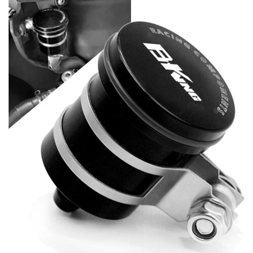 CNC Aluminum Motorcycle Rear Brake Fluid Reservoir Clutch Tank Oil Cup For Suzuki B-king 1300 GSX1300 2008 2009 2010 2011 2012