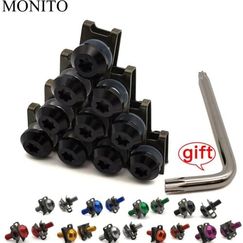 CNC Motorcycle Fairing Screws Custom Moto Body Spring Bolts For Triumrh THRUXTON TIGER 800 1050 1200 XC/XCX/XR TT 600 Accessory