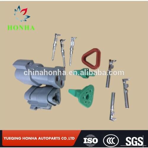DT06-3S DT04-3P 3Pins Male Female Electrical Wire Connector Plug Amphenol Deutsch DT Series Enhanced Seal Waterproof