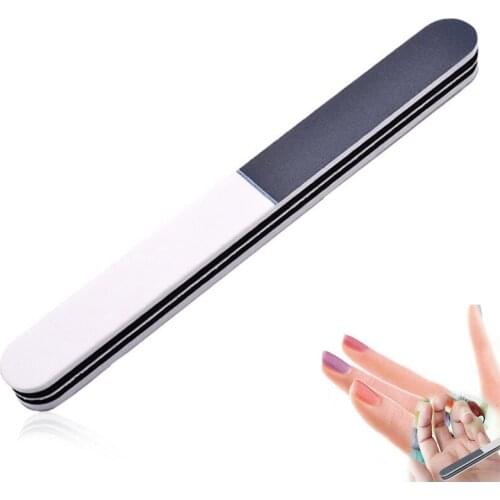 Double Sided Nail File Nail Art Sanding Tips Files Buffing Sandpaper Manicure Pedicure Tool MH88