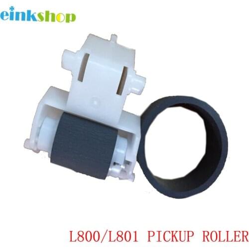 Einkshop 1Set Pickup Roller for Epson R250 R270 R280 R290 R330 R390 T50 A50 RX610 RX590 L801 L800 Feed Roller Separation Roller