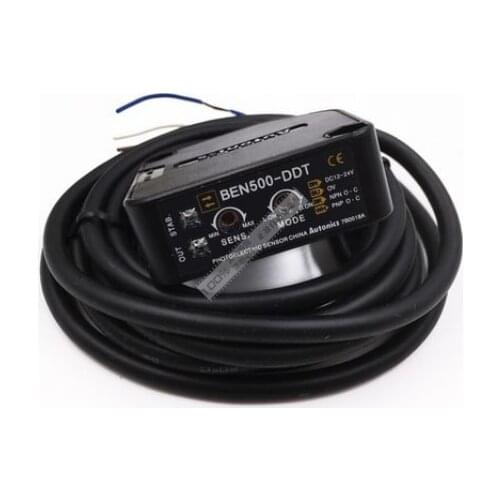BEN500-DDT Autonics Diffuse Reflection Photoelectric Switch 12-24VDC Sn-500mm New High quality Warranty For One Year
