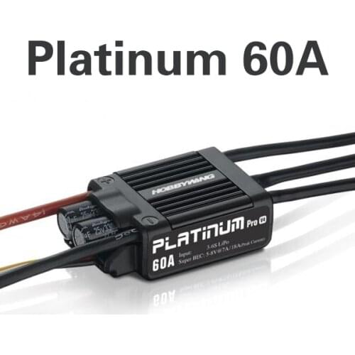 HobbyWing Platinum V4 25A/40A/60A BEC Brushless ESC for RC Model Helicopter Drones 450 480