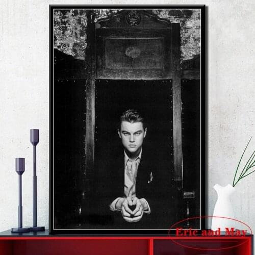 And Prints Leonardo Dicaprio Posters Movie Star Canvas Painting Pictures On The Wall Abstract Decorative Home Decor Affiche