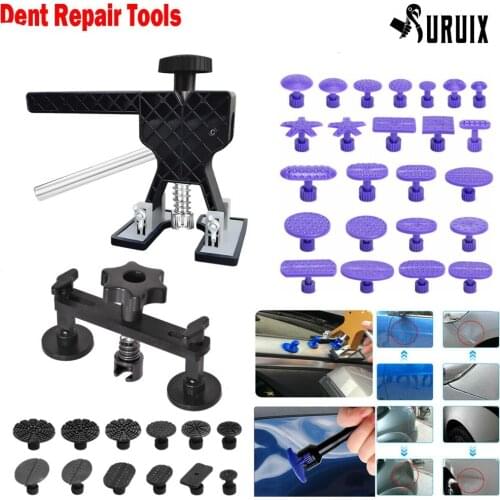 Furuix CAR REPAIR TOOLS Repair Tools Kit for AUTO Hail Damag Paintless Dent Repair Tools Puller Lifter Removal Tool Kit