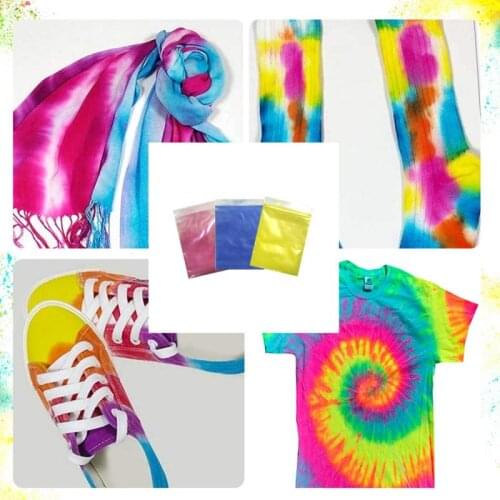 Tie Dye DIY Garment Graffiti Fabric Textile Paint Colorful Clothing Tie Dye Kit Color Change Free Cooking Colorful Clothing Dye