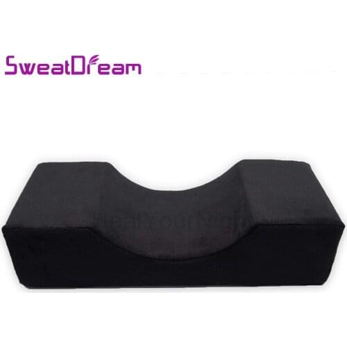 Lash Pillow Neck Support Eyelash Pillow Soft Grafting Eyelashes Memory Foam Eyelash Extension Pillow Makeup Salon with Pocket