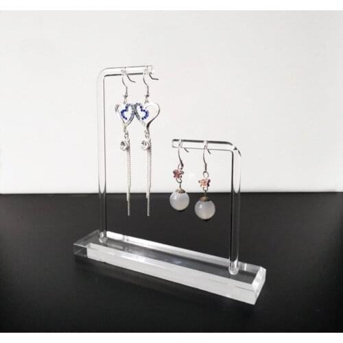 Clear Acrylic Earring Display Stand Jewelry Case Earring Holder Hanging Earring Rack Jewellery Holders Earring Organizer