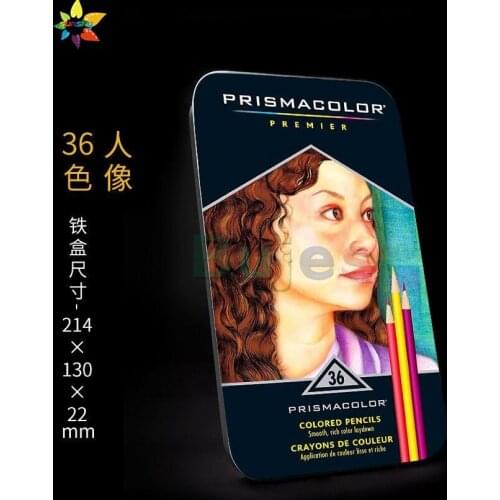 USA 36 Tin Prismacolor Premier Crayons De Couleur High Quality Wood Color Pencil Drawing Painting Stationery Art Color Pencil