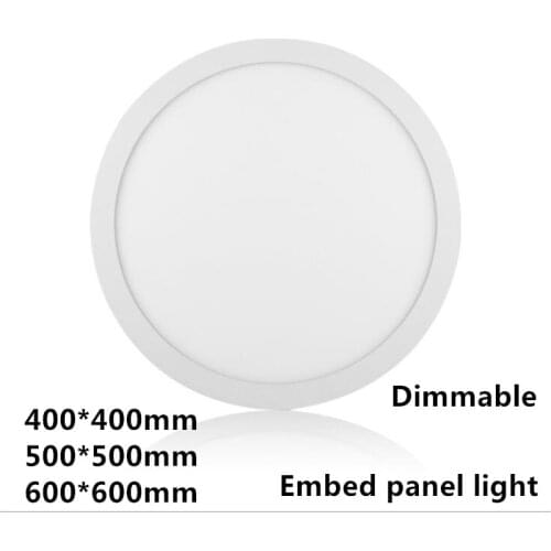 Dimmable 400*400mm 500*500mm 600*600mm LED Panel Light Ultra thin lights 110v 220V with driver