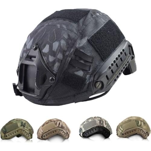 Tactical Military Combat Helmet Cover Airsoft Hunting Camouflage CS War game Helmet Cloth For Ops-Core PJ/BJ/MH Type Fast Helmet