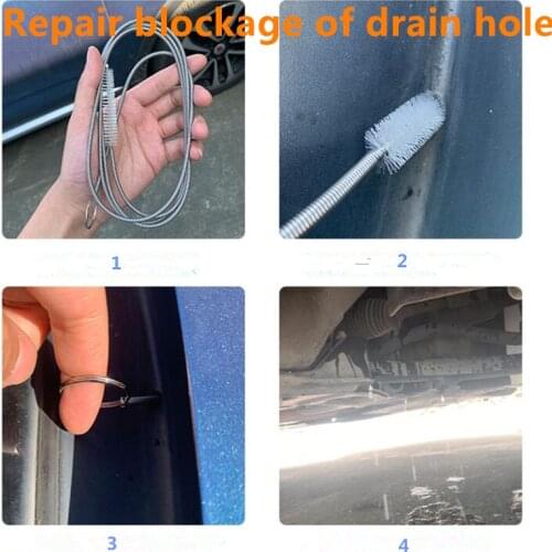 Car Styling Sunroof Door windshield Cleaning brush FOR Renault Megane 2 3 Duster Logan Clio 4 3 Laguna 2 Sandero Scenic 2 Captur