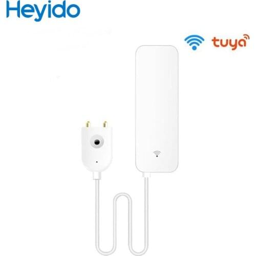 Tuya Doodle WiFi Smart Leak Full Water Alarm Home Overflow Flood Detector Water Level Alarm