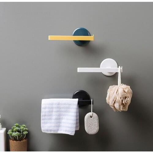 Towel Rack Free Punching Toilet Towel Bar Bath Towel Rack Bathroom Hanger Wall Hook Towel Rack Towel Holder Towel Hooks
