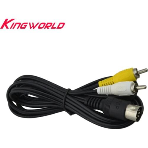High quality AV Audio Video Cable for SEGA Mega Drive 1 RCA Cord for Genesis 1