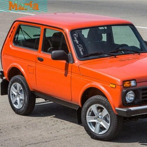 Carpe Diem Funny Car Sticker Vinyl Decal Silver/black for Auto Car Stickers Styling JDM JEEP Van Bike Offroad RV A4 Q3 Polo Deco