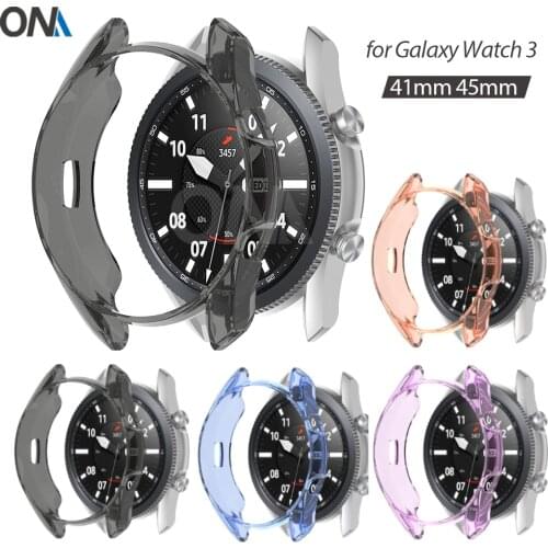 Protective case for Samsung Galaxy Watch 3 45mm 41mm High Quality TPU cover slim SmartWatch bumper shell for Samsung Watch3