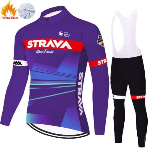 Strava Winter Thermal Fleece Мужская Equipamento Abbigliamento Uomo Masculino Велоспорт Conjunto Ciclismo Cycling Jersey Cycling