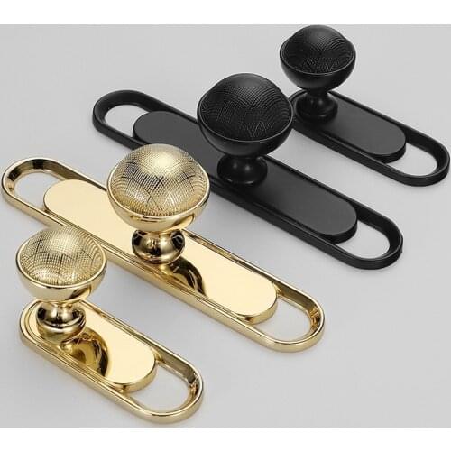 Gold Black Drawer Dresser Wine Cabinet Drawer Handles Wardrobe Kitchen Cupboard Door Pulls and Knobs Furniture Handle Hardware