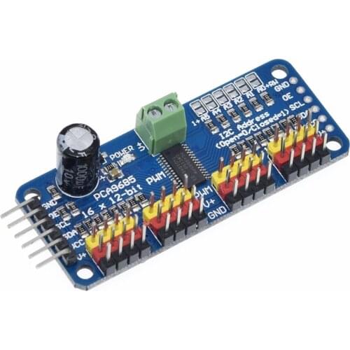 1pcs 16-Channel 12-bit PWM/Servo Driver - I2C interface - PCA9685 for Raspberry Pi DIY Servo Shield Module
