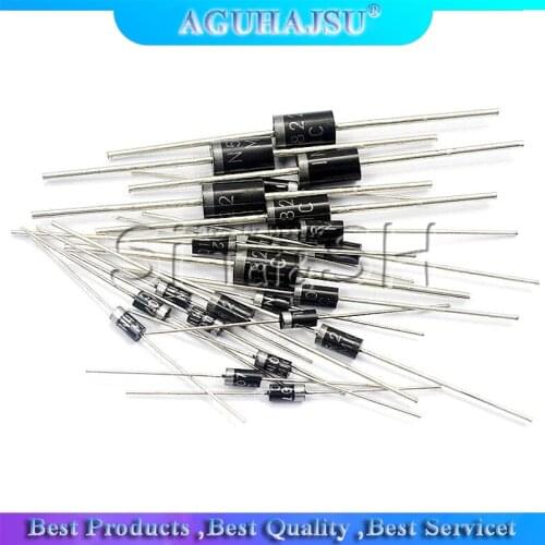 100PCS Schottky Rectifier Diode 1N5817 1N5819 1N5399 1N4937 1N4004 1N4001 1N4007 UF4007 HER107 FR207 FR157 FR107 RL207 TUN- 41