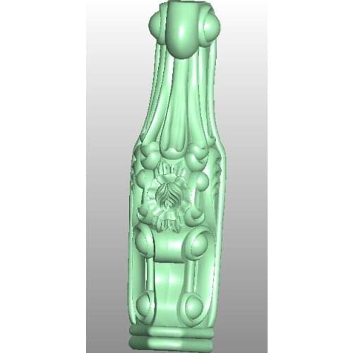 3D model STL format file for cnc router engraving furniture sofa cabinet chair leg pattern Artcam 754