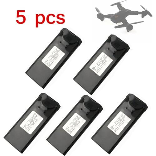 5pcs/lot 3.7V 900mAh VISUO TIANQU XS809W XS809HW Rechargeable LiPo Battery Quadcopter RC Drone Part Aircraft Helicopter Battery