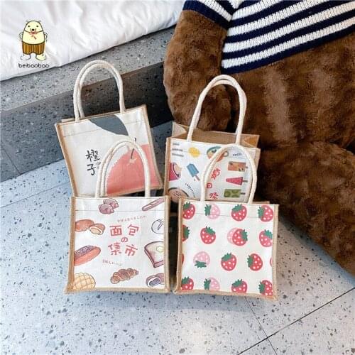 Beibaobao 2021 Fashion Korean Style Shoulder Small Bag For Women Japanese Canvas Bag Womens Handbag Canvas Bag