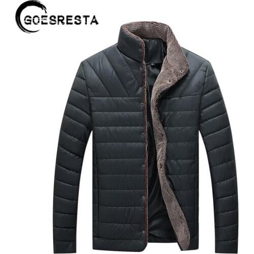 Brand Winter Shirt Thick Warm Jacket Men