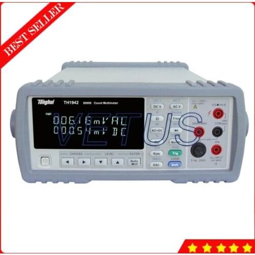 TH1942 True RMS 50000 Count Brand Digital Multimeter Price with Large VFD dual-display