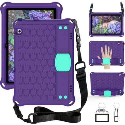 For Huawei MediaPad T5 10 AGS2-W09 AGS2-W19 AGS2-L09 10.1 Tablet Case Non-toxic Kids Safe Shockproof Honeycomb EVA Stand Cover