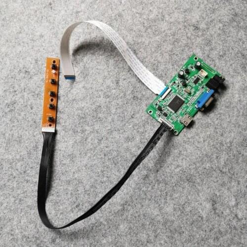 DIY kit laptops 30 Pin eDP +VGA WLED 1600*900 panel drive board card Fit N140FGE/N173FGA/N173FGE LCD screen