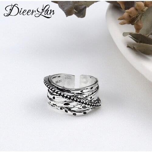 New Trendy Personality Punk Chains Rings For Women Lady Resizable Size Rings Party Jewelry Charm Gifts 2021