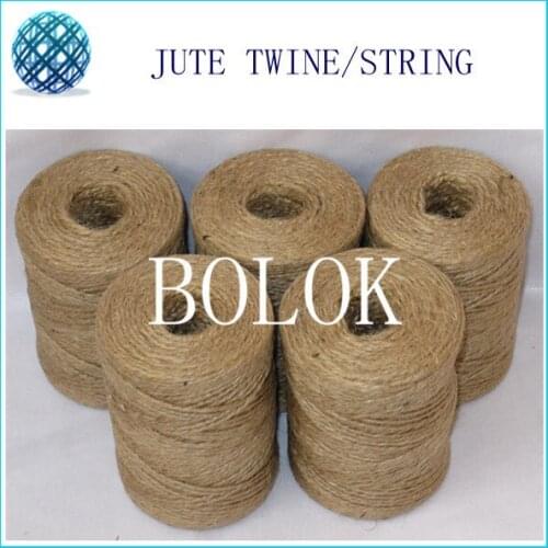 Natural jute twine cords 80pcs/lot (2 ply twisted, Dia.: 1.5mm, 110yards/spool) jute rope, DIY jute twine by free shipping
