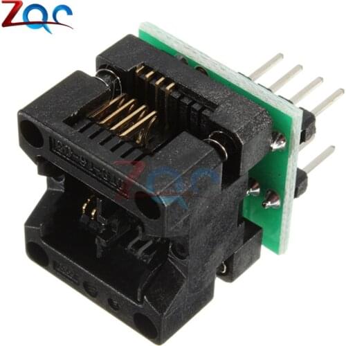 SOIC8 SOP8 to DIP8 EZ Socket Converter Module Programmer Output Power Adapter with 150mil Connector SOIC 8 SOP 8 to DIP 8