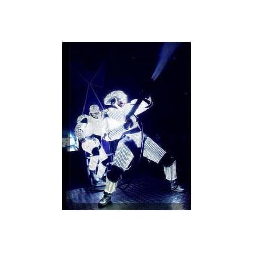 Party supply LED suit stage show costumes full set of amor cos props for cosplay costumes armor LED costumes led suit jacket