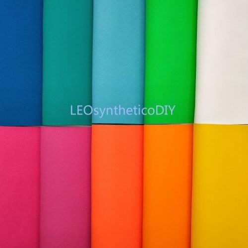 1PC 21X29CM Synthetic Letaher, Cuero Sintetico Neon Suede Glitter Leather For Making Bows Accessories LEOsyntheticoDIY T168