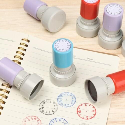1 Pcs Clock Dial Stamp Teaching Tools for Kids Learning on Watch Student Math Teaching Tools Seal for Primary school supplies