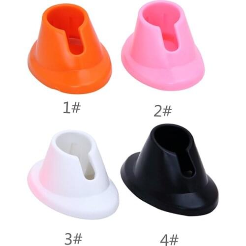 1pc Nail Art Manicure Nail Polish Slanted Holder Nail Art Polish Holder Stand Seat Tool Nail Art Tool Silicone Wearable Holders