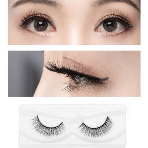 10 Pairs Eye Lash Three Dimensional Easy-removing Cotton Stalk Faux Mink Hair Eye Lash for Women ресницы для наращивания