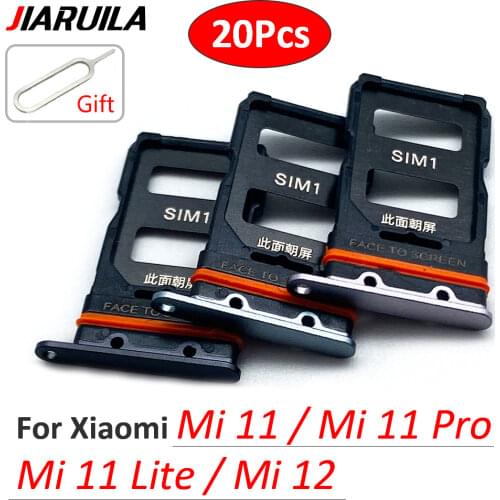 20Pcs/Lot, Micro Nano SIM Card Holder Tray Slot Holder Adapter Socket For Xiaomi Mi 11 Mi11