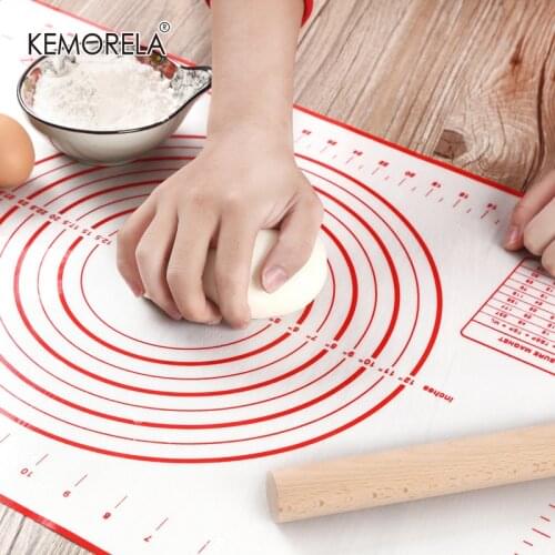 Non-stick Silicone Mat Make Pizza Cake Kitchen Gadgets Cooking Tools Utensils Bakeware Kneading Dough Accessories Materials