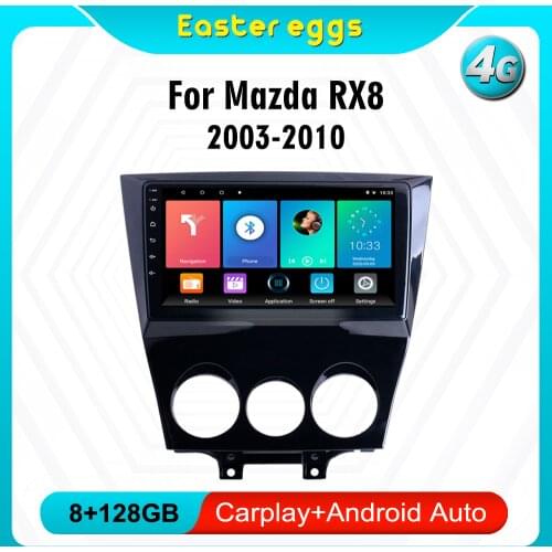 For Mazda RX-8 RX8 2003-2010 2 din Android Car Radio Stereo GPS Navigation Multimedia Player Autoradio Head Unit WIth Frame